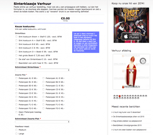 Webproject screenshot - melange-design.nl