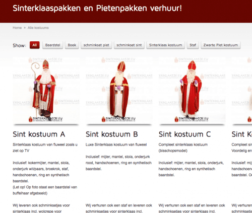 Webproject screenshot - melange-design.nl