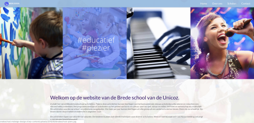 Screenshot webproject Melange Design - melange-design.nl