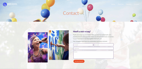 Screenshot webproject Melange Design - melange-design.nl