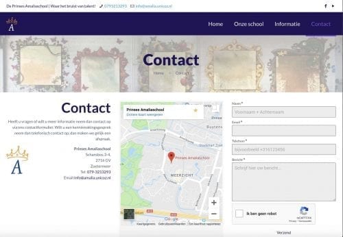 Webproject screenshot - melange-design.nl