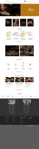Volledige homepage van juwelier-detuinen.nl, inclusief de nieuwe footer met 5 dienstkoppelingen en beide vestigingen
