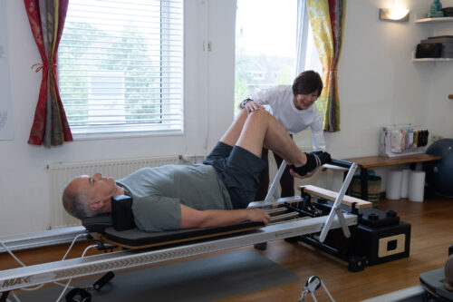Reformer Pilates training onder begeleiding bij Pilates Delft